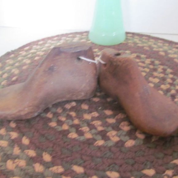 Primitive Farmhouse Cobbler Shoemaker Wood Shoe Last Toddler Shoe Lasts Children - Picture 4 of 8